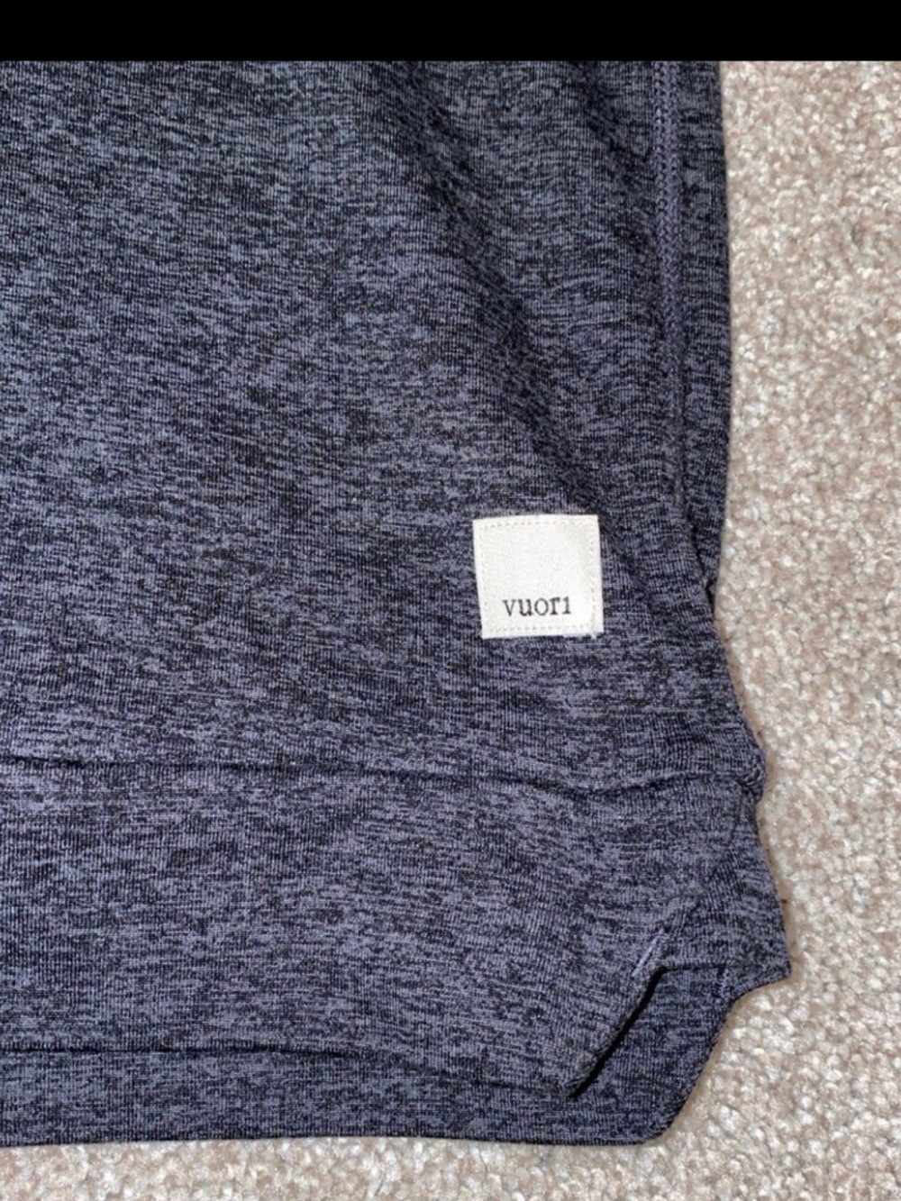 Vuori Halo Essential Hoodie Pullover DreamKnit Charcoal Gray Woman’s L - Picture 4 of 7